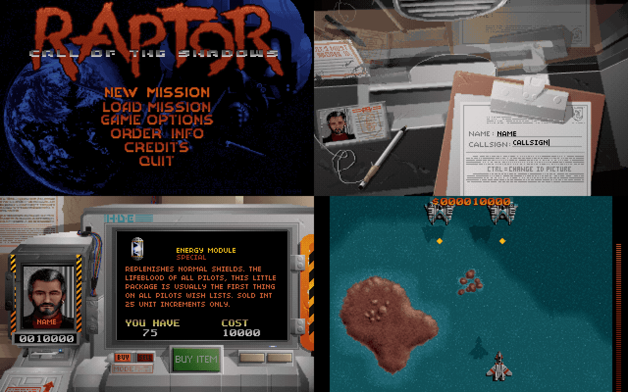 Raptor: Call of the Shadows screenshot