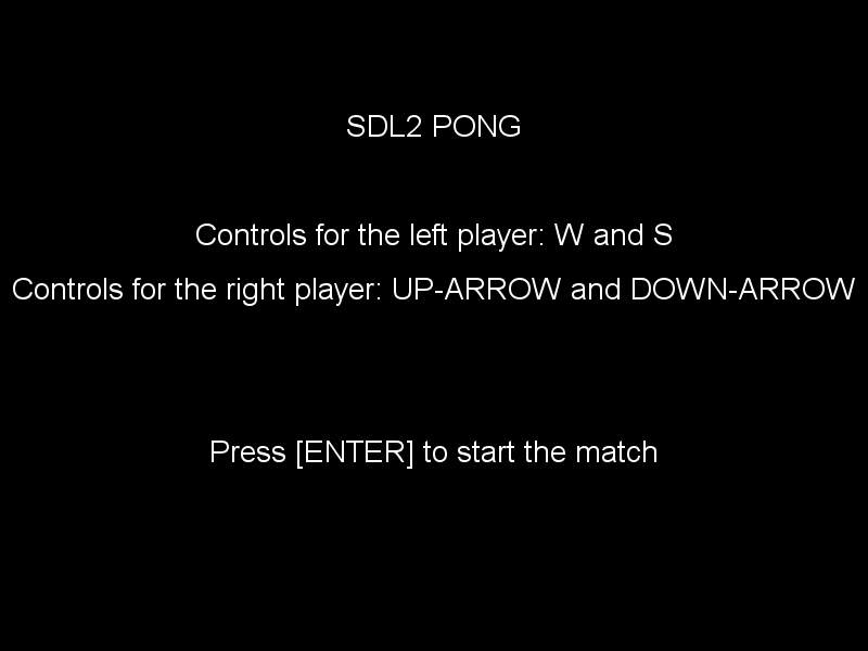 sdl2-pong screenshot