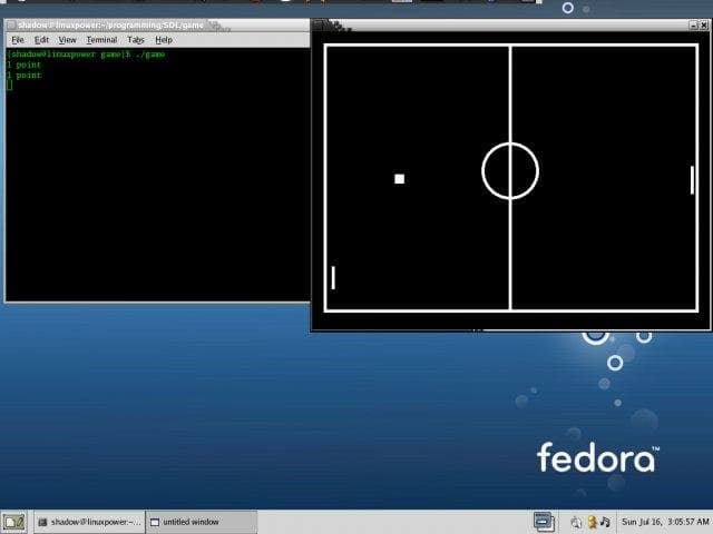 Shadow Pong screenshot