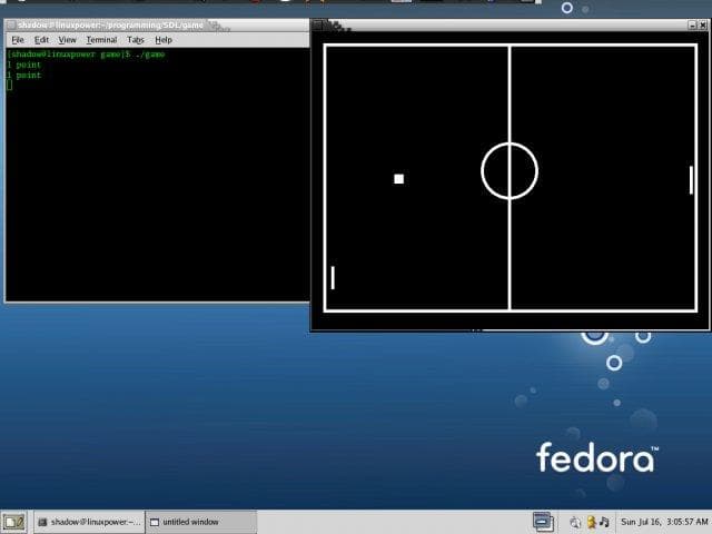 Shadow Pong screenshot