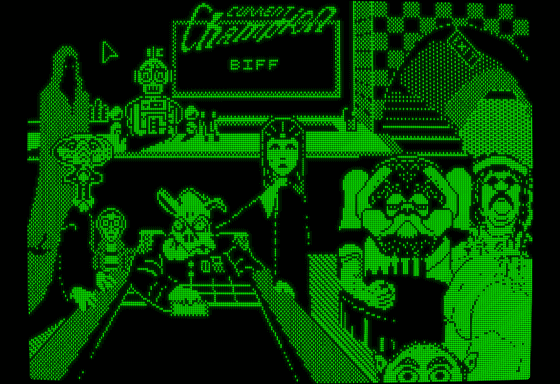 Shufflepuck for Apple II screenshot