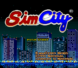 SimCity (SNES) Disassembly screenshot