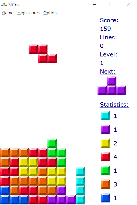 SliTris screenshot