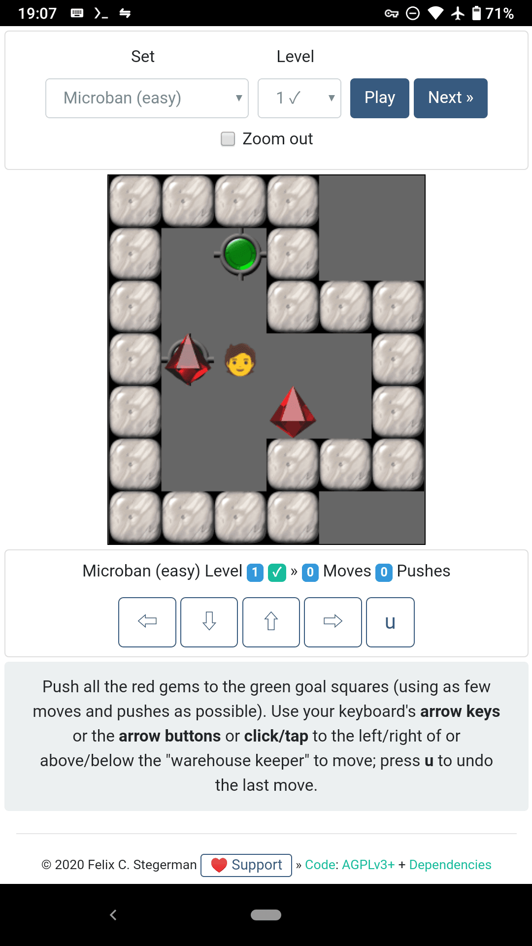 Sokoban(g) screenshot