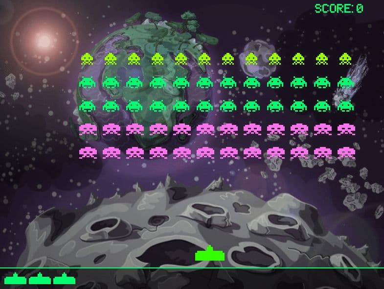 Space Invaders Pygame screenshot