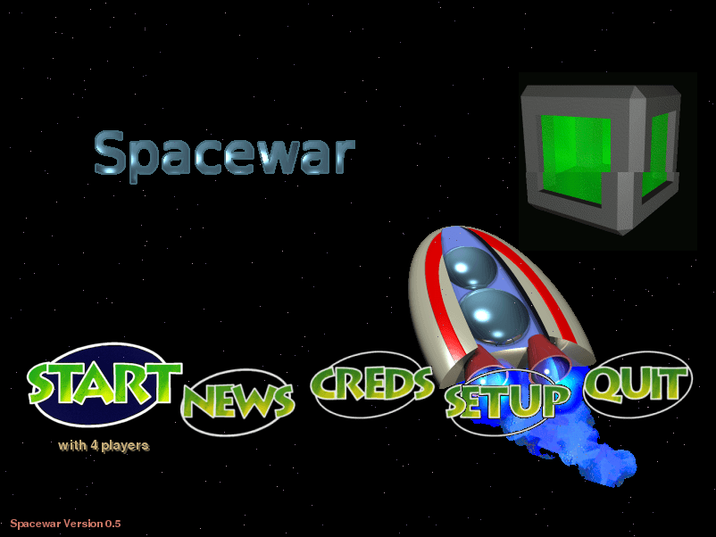 Spacewar screenshot