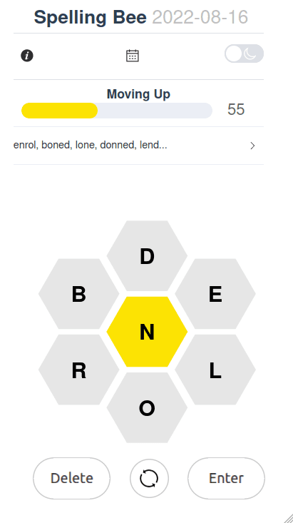 Spelling Bee screenshot