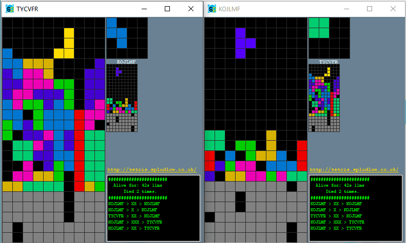 Spludlow Tetris screenshot