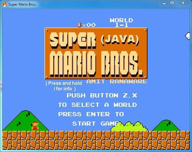 Super-Mario-Bros-Java screenshot