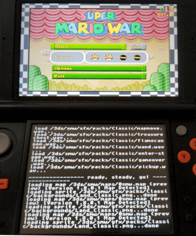 Super Mario War 3DS screenshot