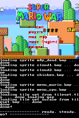 Super Mario War DS screenshot