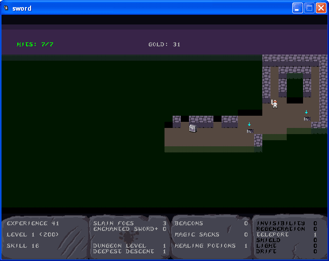 Sword of Fargoal remake screenshot