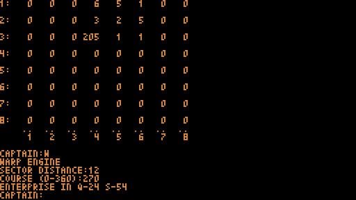 Tiny Trek(Pyxel) screenshot