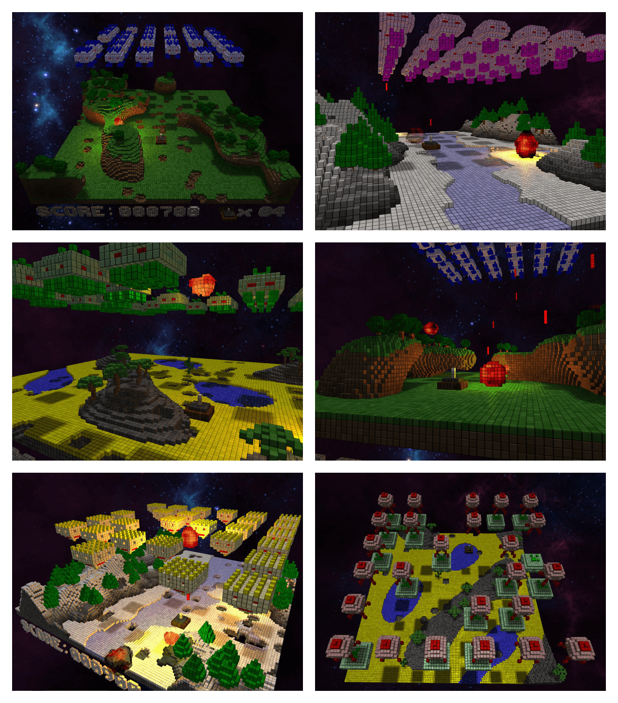 Voxeliens screenshot