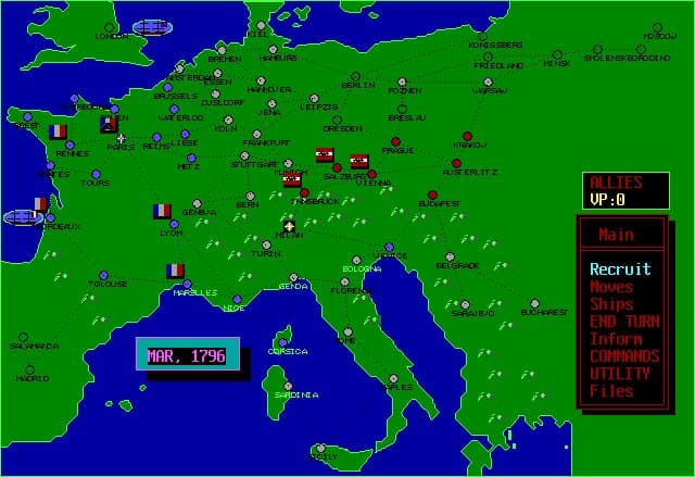 W.R. Hutsell's Wars of Napoleon Game screenshot