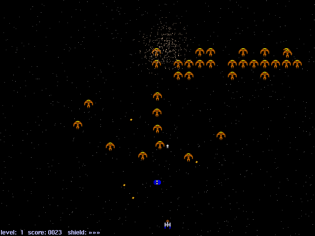 Xgalaga SDL screenshot
