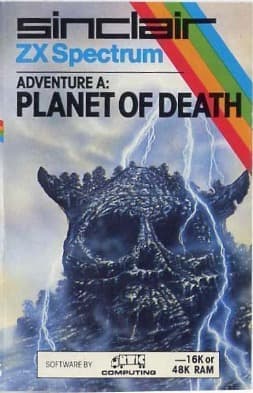 Adventure A: Planet of Death cover art