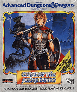Curse of the Azure Bonds cover art