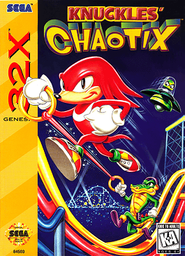 Knuckles' Chaotix cover art