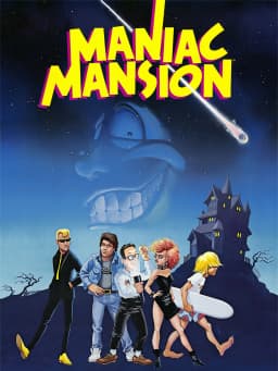 Maniac Mansion cover art