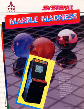 Marble Madness cover art