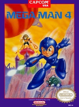 Mega Man 4 cover art