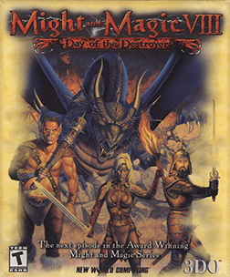 Might and Magic VIII: Day of the Destroyer cover art