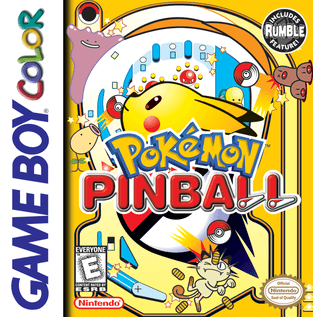 Pokémon Pinball cover art