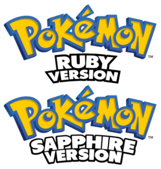 Pokémon Ruby and Sapphire cover art