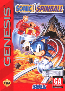 Sonic Spinball cover art