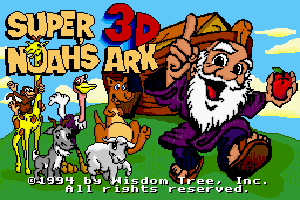 Super 3D Noah's Ark cover art