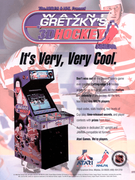 Wayne Gretzky's 3D Hockey cover art