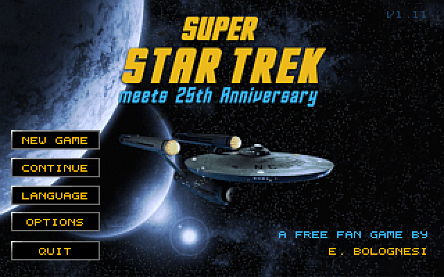 Super Star Trek meets 25th Anniversary screenshot