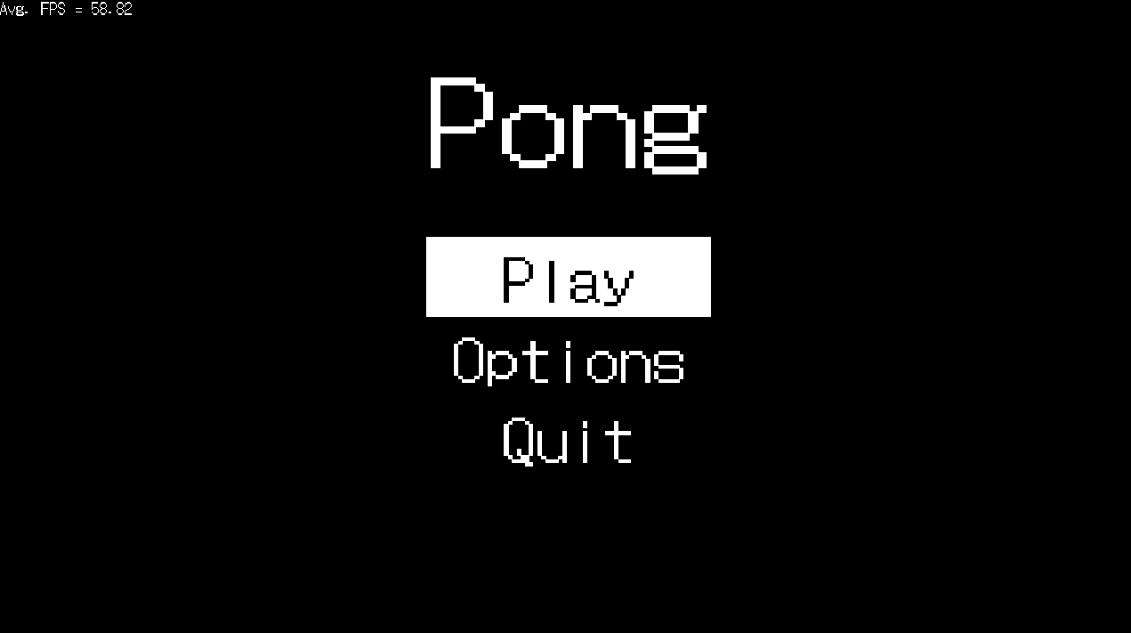 pong_sdl screenshot