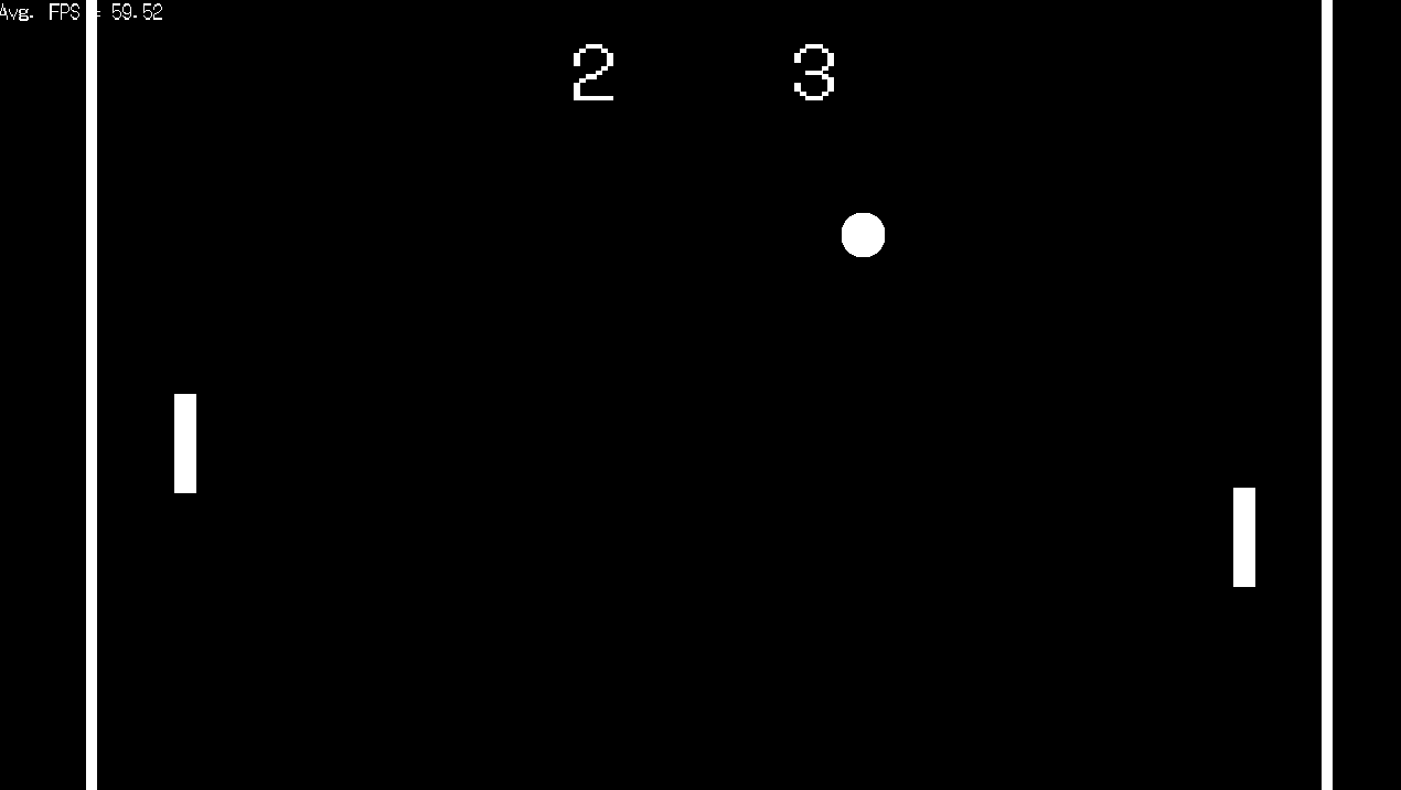 pong_sdl screenshot