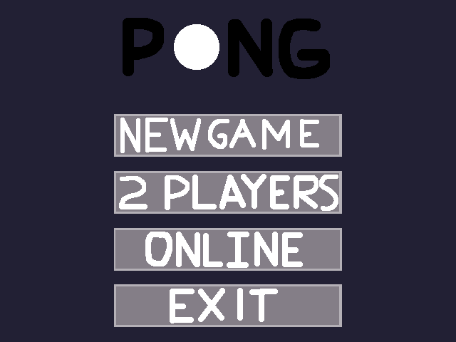 SDL Pong screenshot