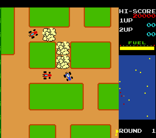 Rally-X screenshot